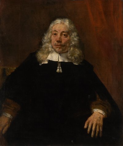 Portrait of a White-Haired Man by Rembrandt van Rijn